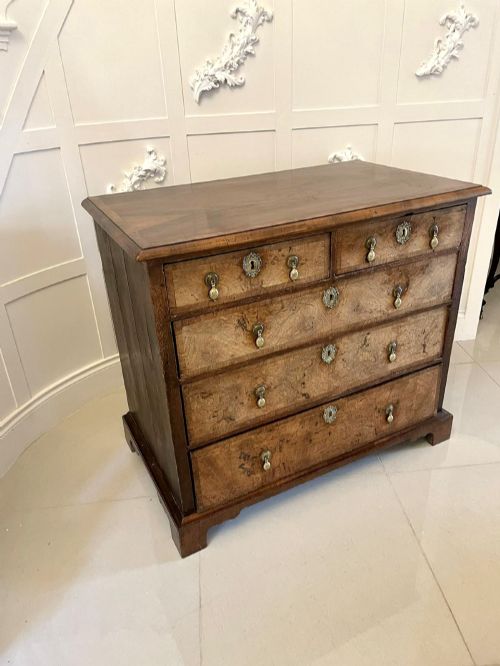 Antique George I Quality Walnut Chest of Drawers