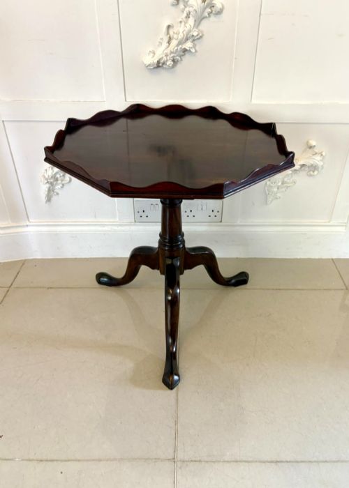 Antique George III Quality Mahogany Lamp/coffee Table
