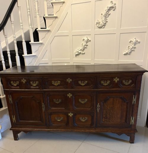 Antique Georgian Oak Dresser Base or Sideboard