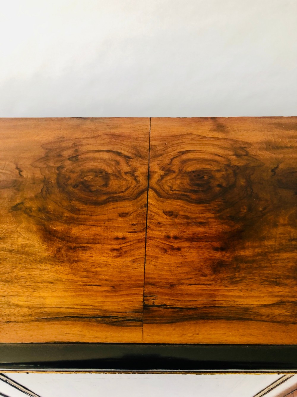  Exceptional Quality Victorian Burr Walnut Inlaid Credenza View III