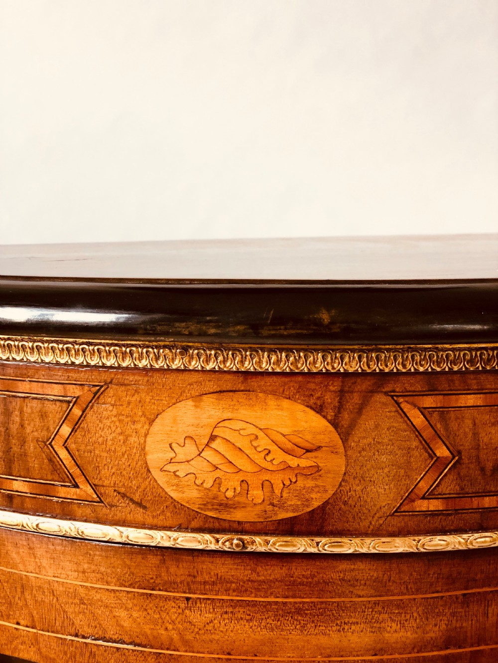  Exceptional Quality Victorian Burr Walnut Inlaid Credenza View IV