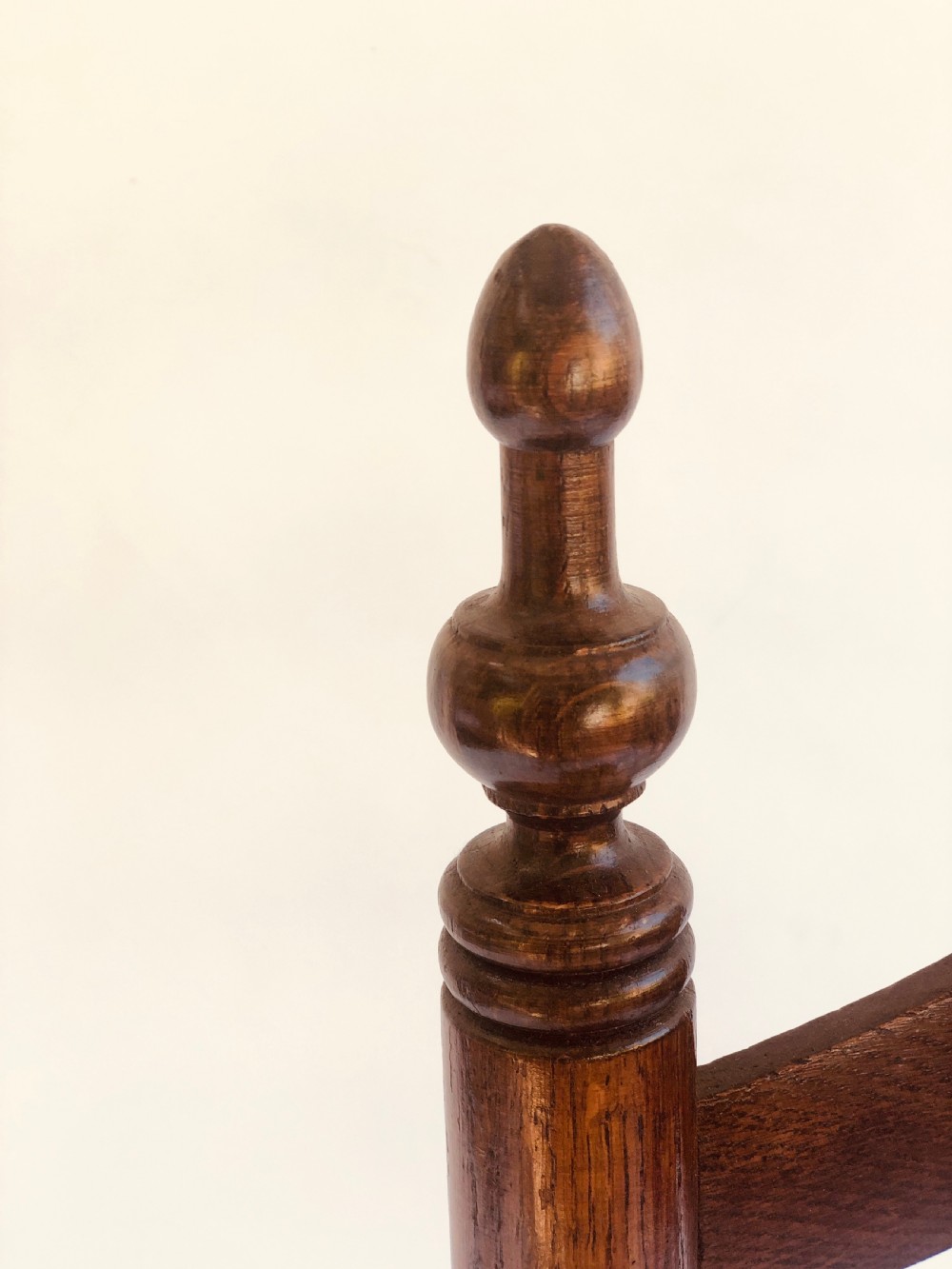Quality Set of 6 French Ladder Back Oak Dining Chairs View III