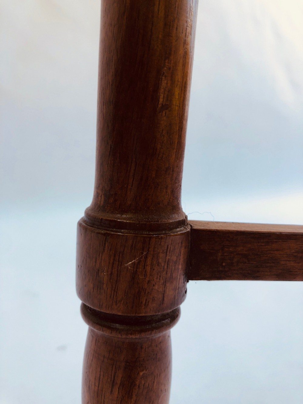 Quality Oval Walnut Chequered Table View VIII