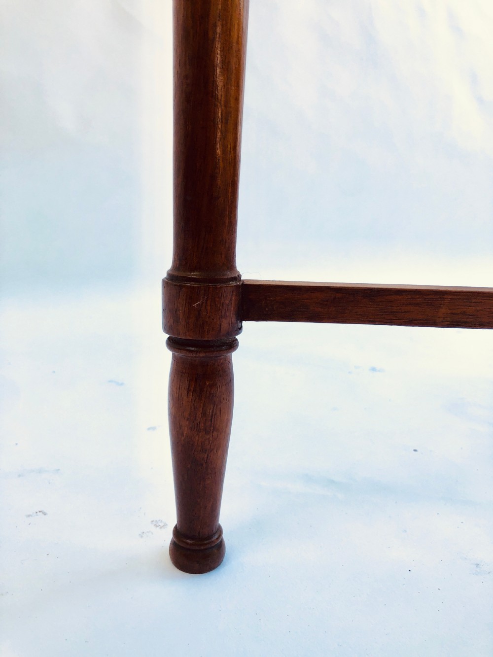 Quality Oval Walnut Chequered Table View IX