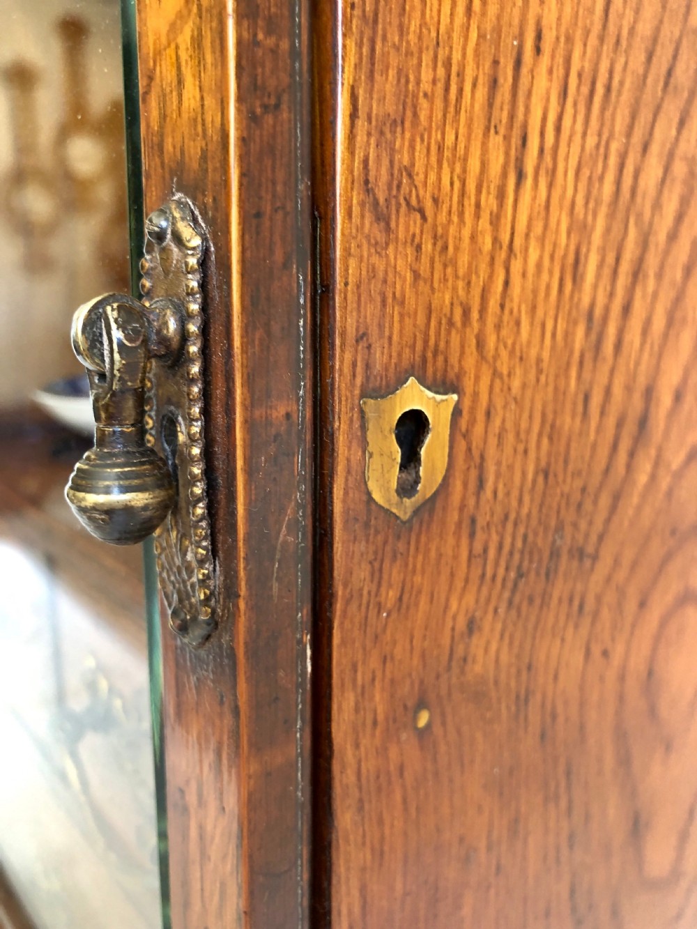 Unusual Oak Smokers Cabinet View III