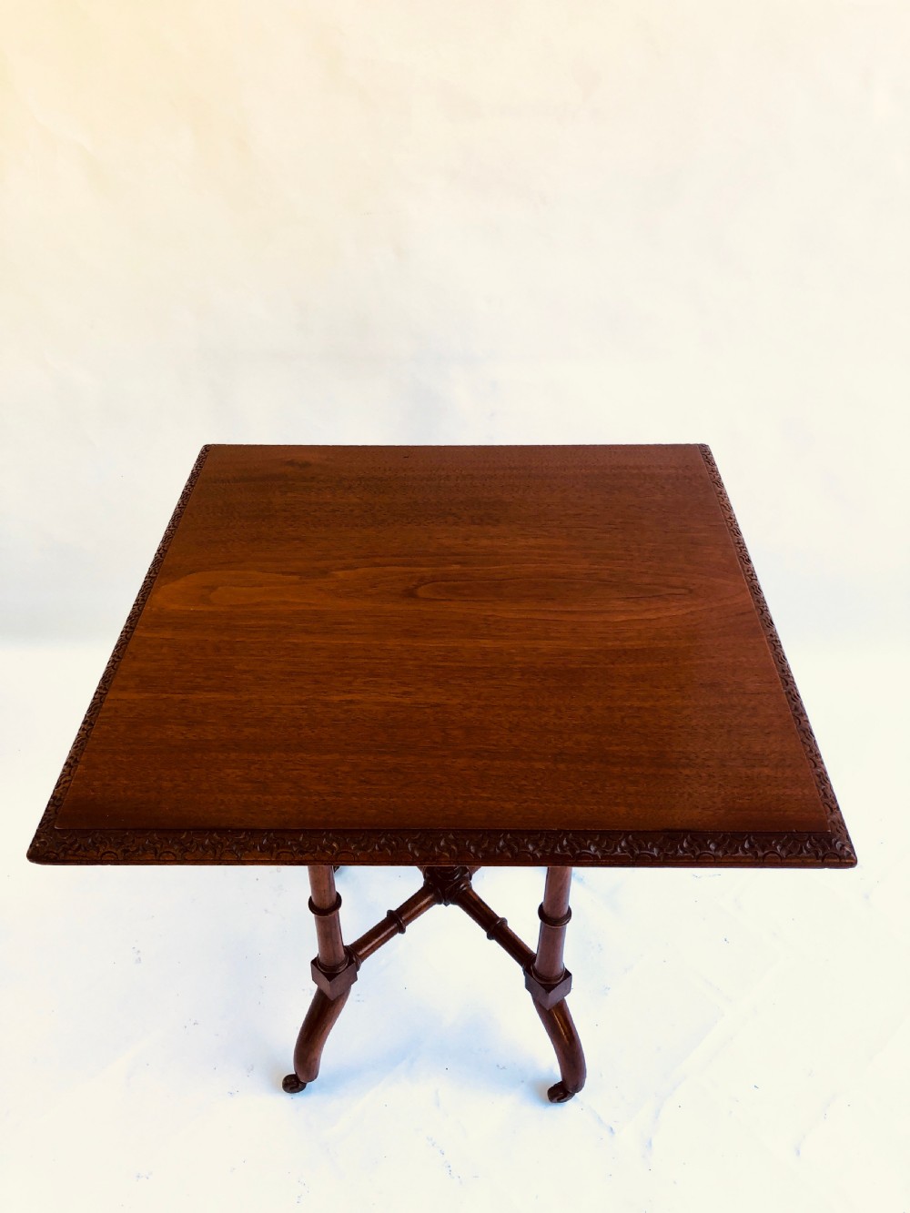 Quality Antique Mahogany Lamp/Side Table View II