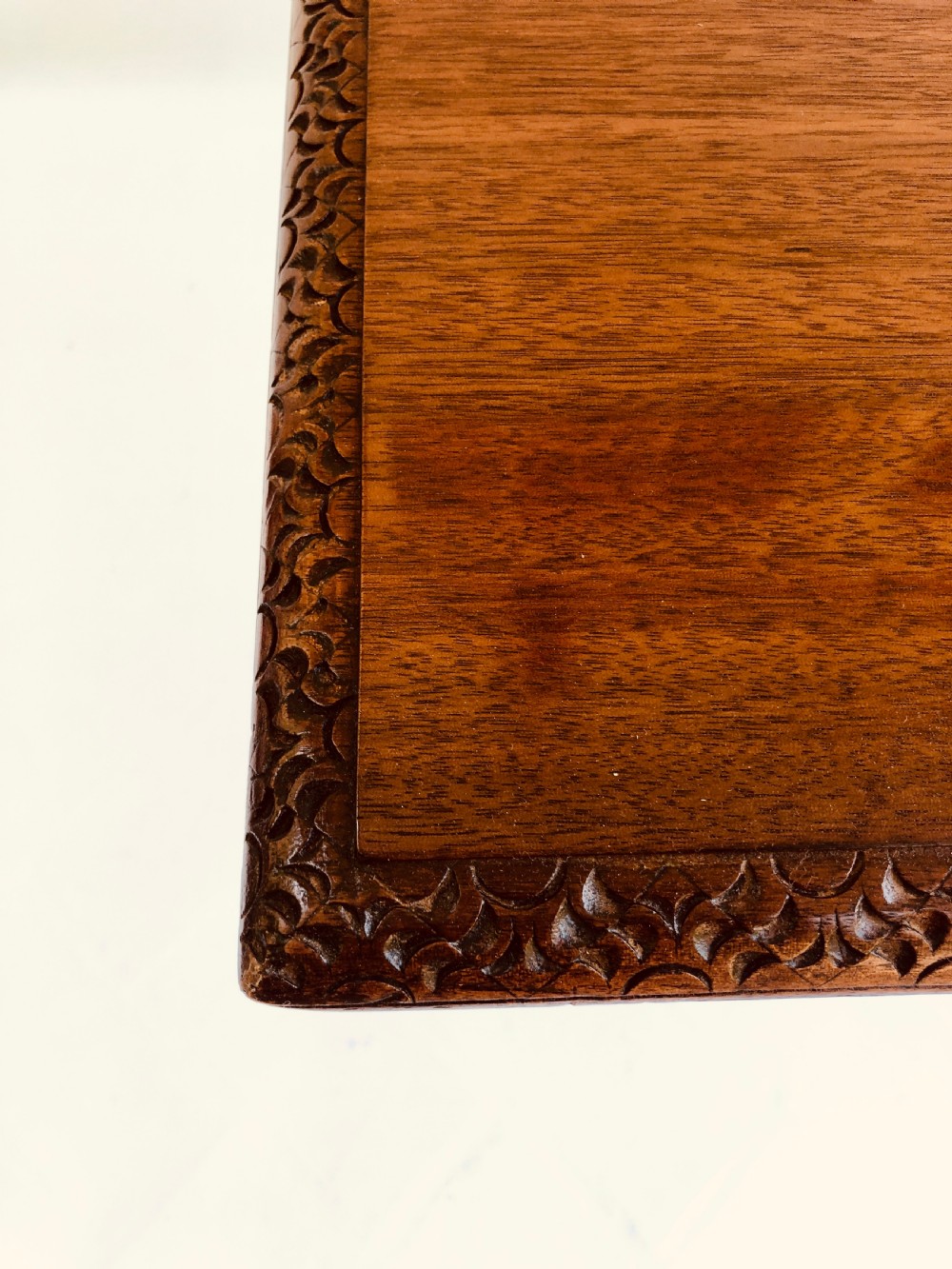 Quality Antique Mahogany Lamp/Side Table View VI