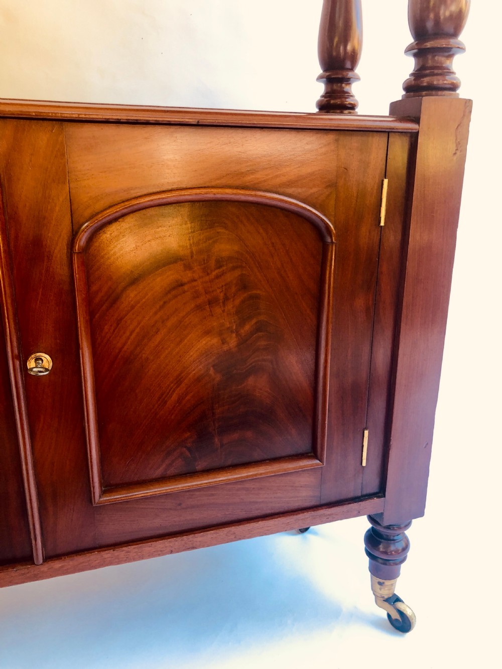 Quality Small Antique Mahogany Dumbwaiter View IV