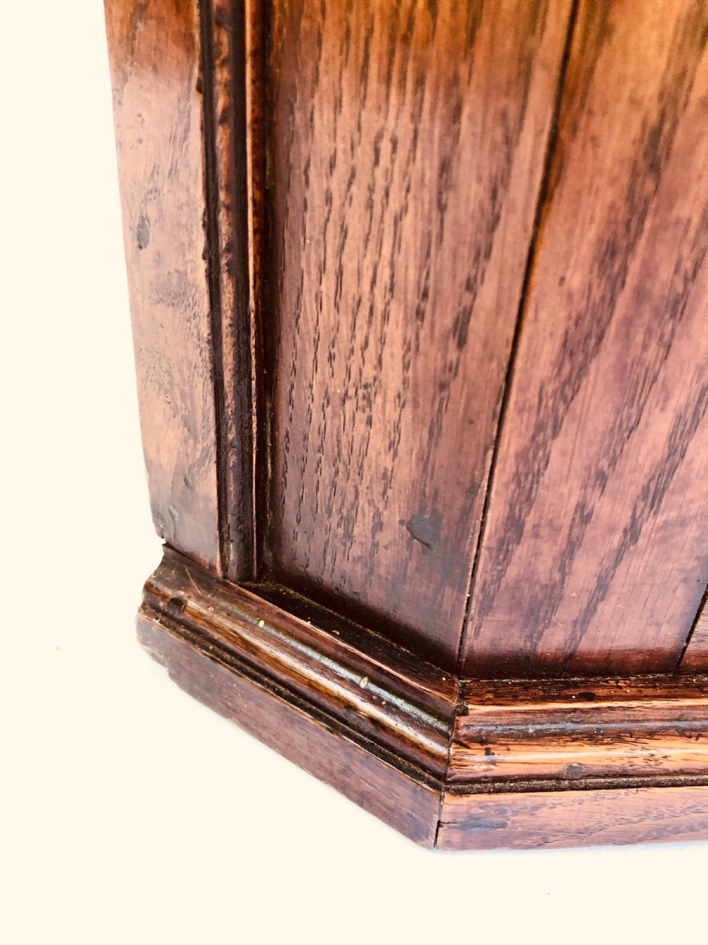  Antique Elm Corner Cabinet c.1780 View IV