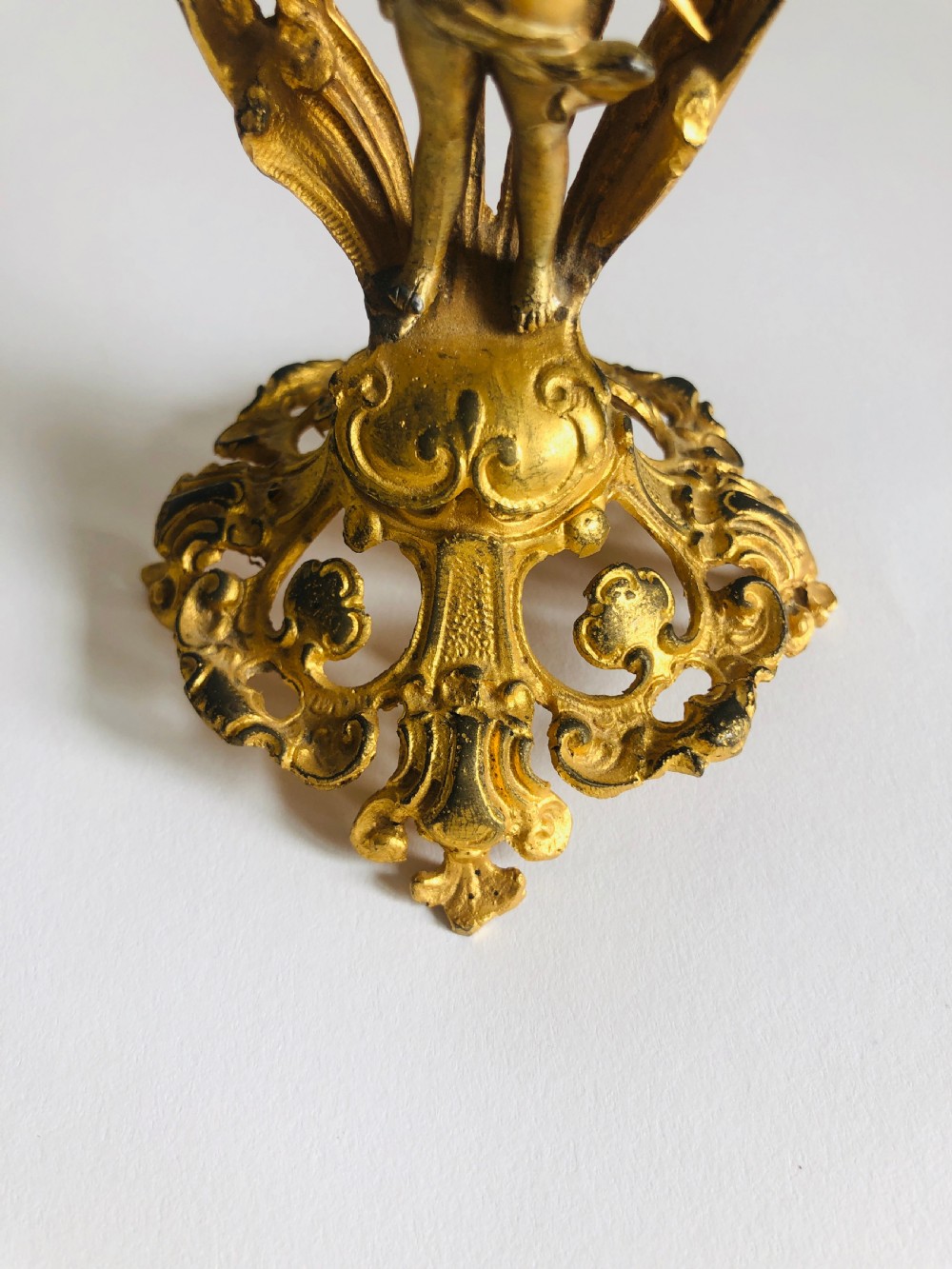 Fine Victorian Ornate Gilded Clock View III