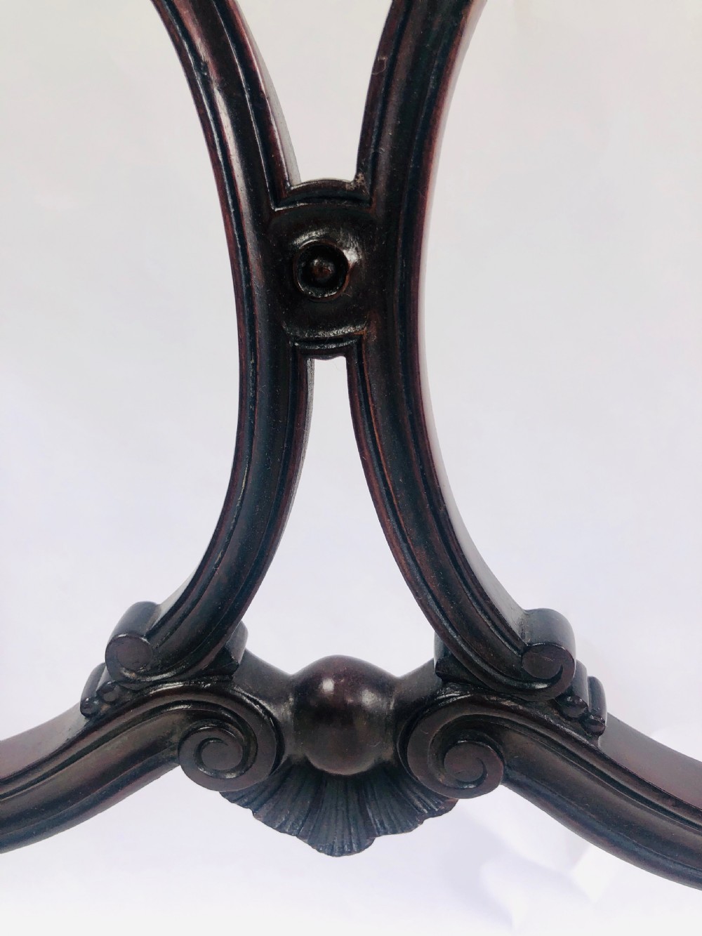 Quality Victorian Mahogany Carved Elbow Chair View VII