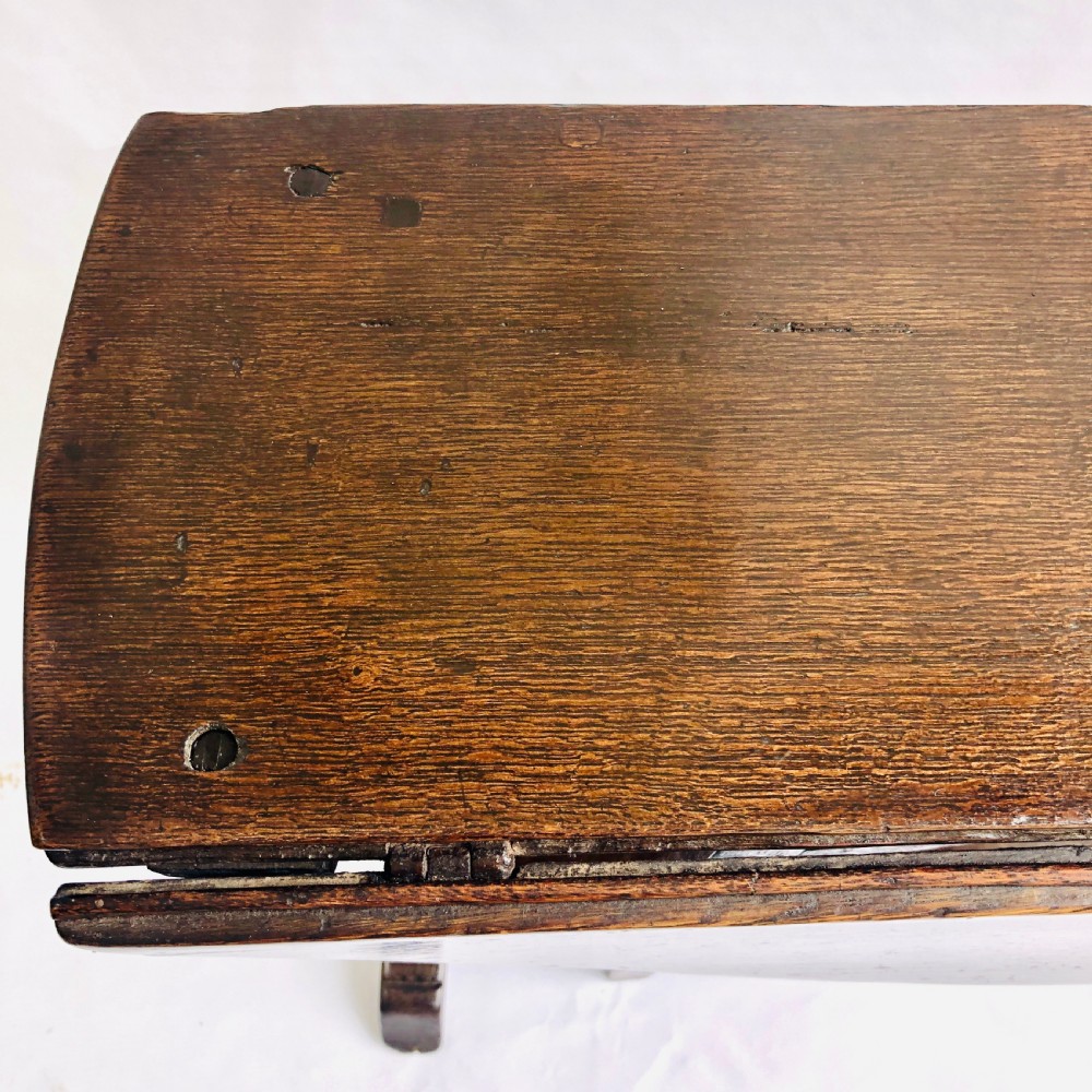  Rare Small Antique Oak Gate Leg Table View III