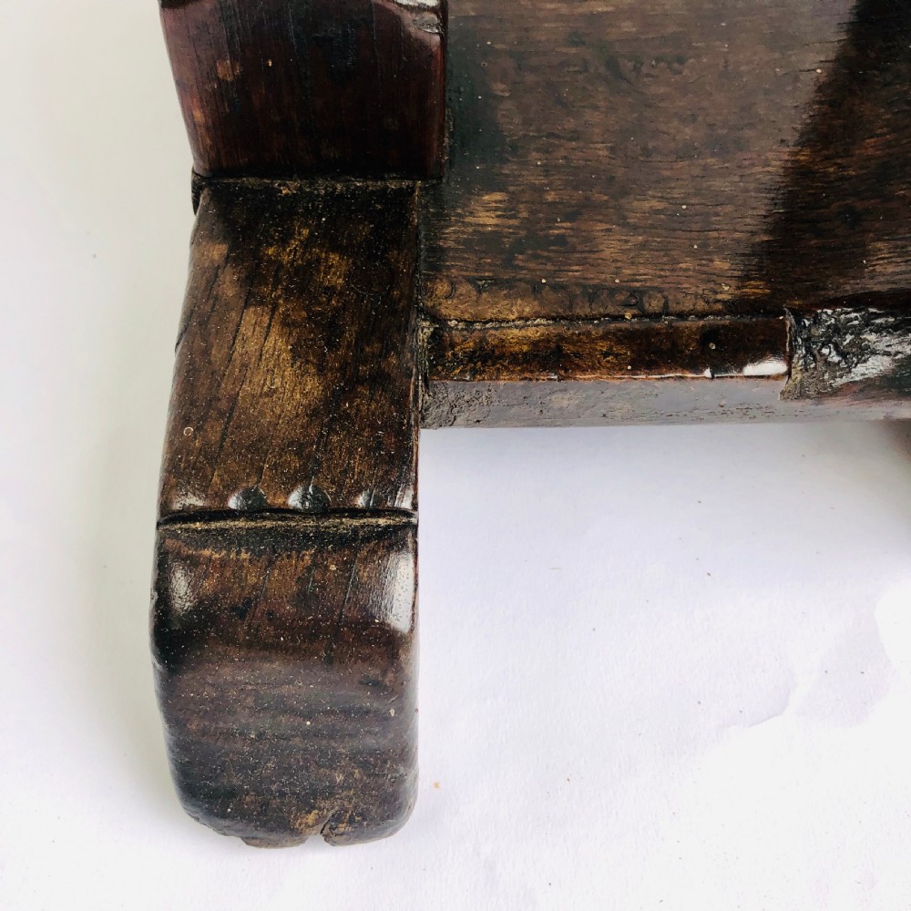  Rare Small Antique Oak Gate Leg Table View IV