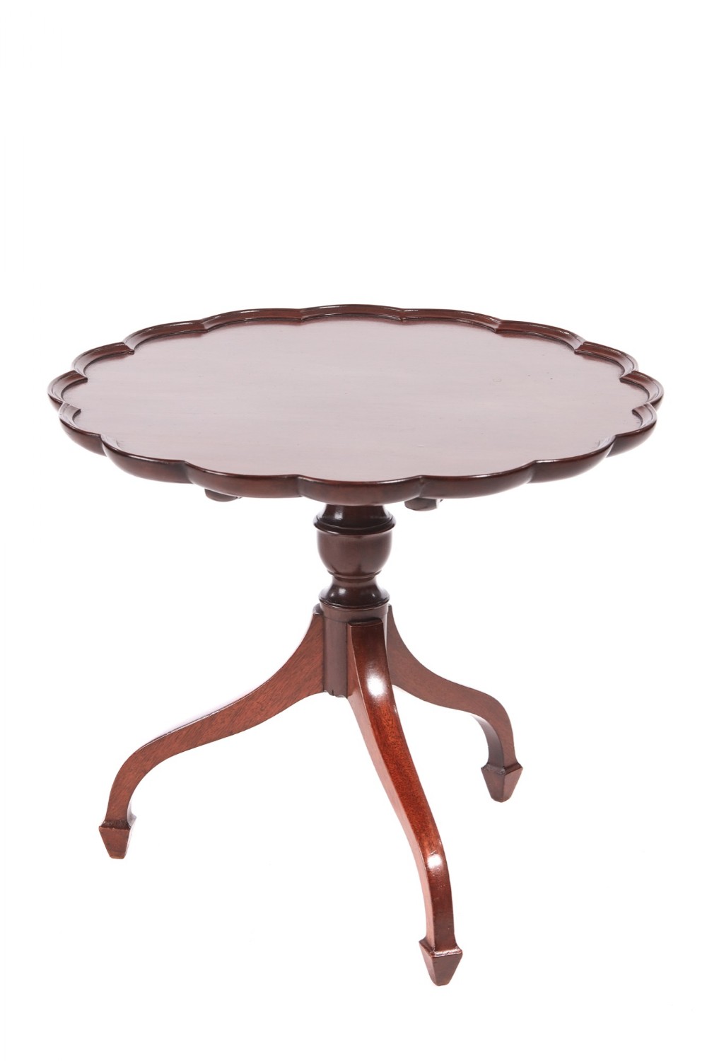 George III Mahogany Wine/Lamp Table