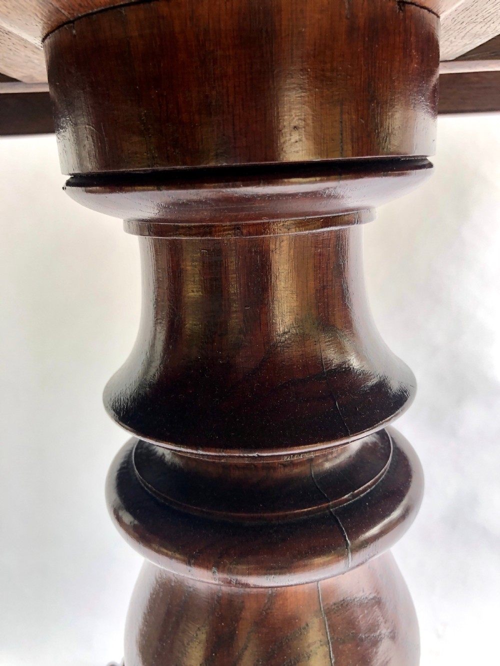 Quality Antique Regency Oak Centre Table View IX