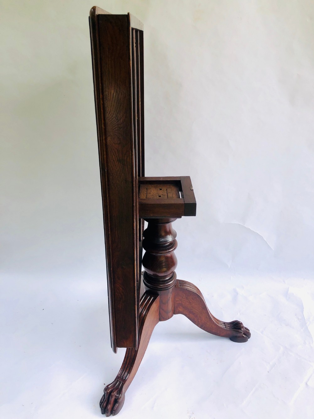 Quality Antique Regency Oak Centre Table View X