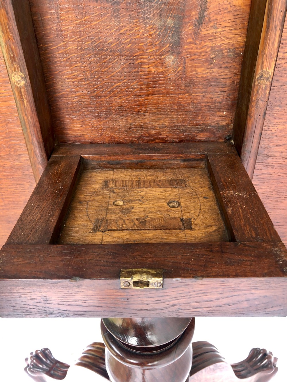 Quality Antique Regency Oak Centre Table View XII