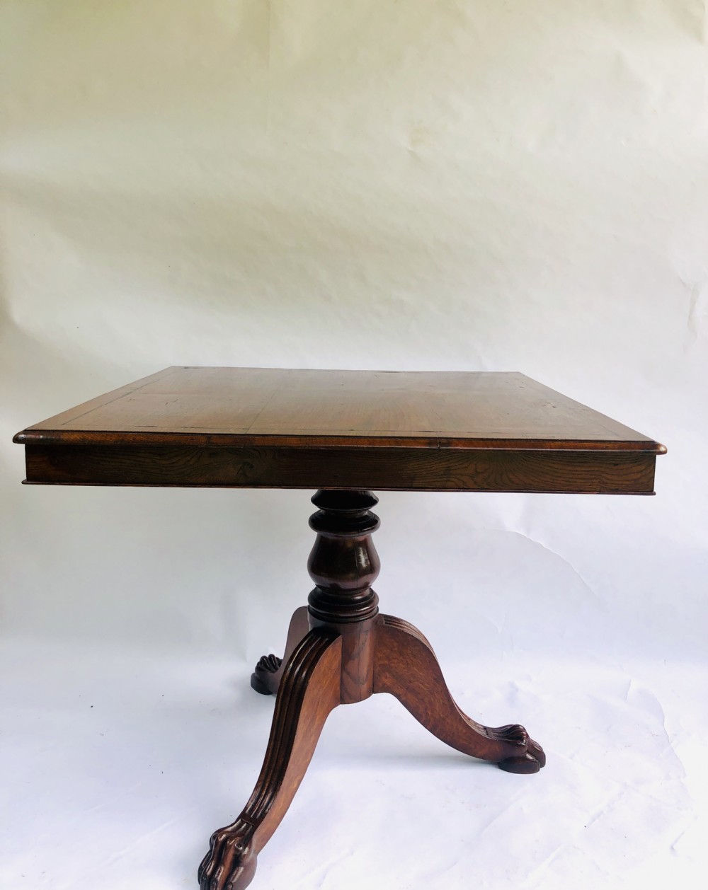 Quality Antique Regency Oak Centre Table