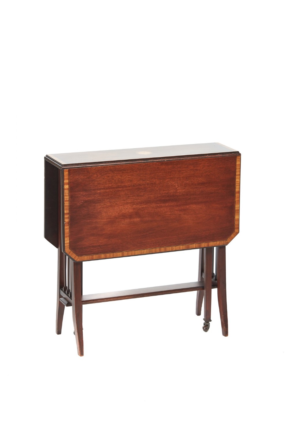 Inlaid Mahogany Baby Sutherland Table c.1900