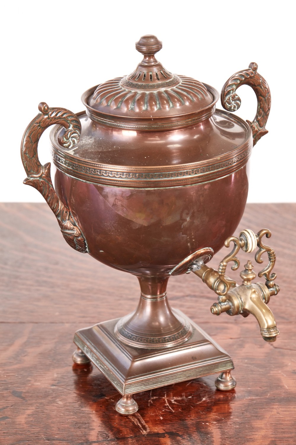 Fine small Regency Copper Samovar