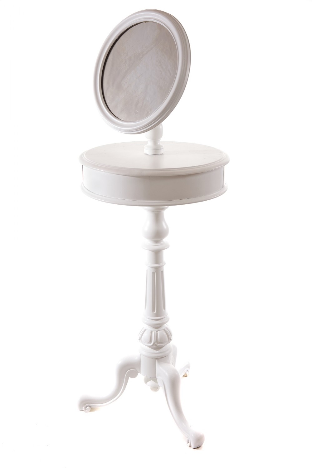  Victorian Painted Adjustable Shaving Mirror c.1860