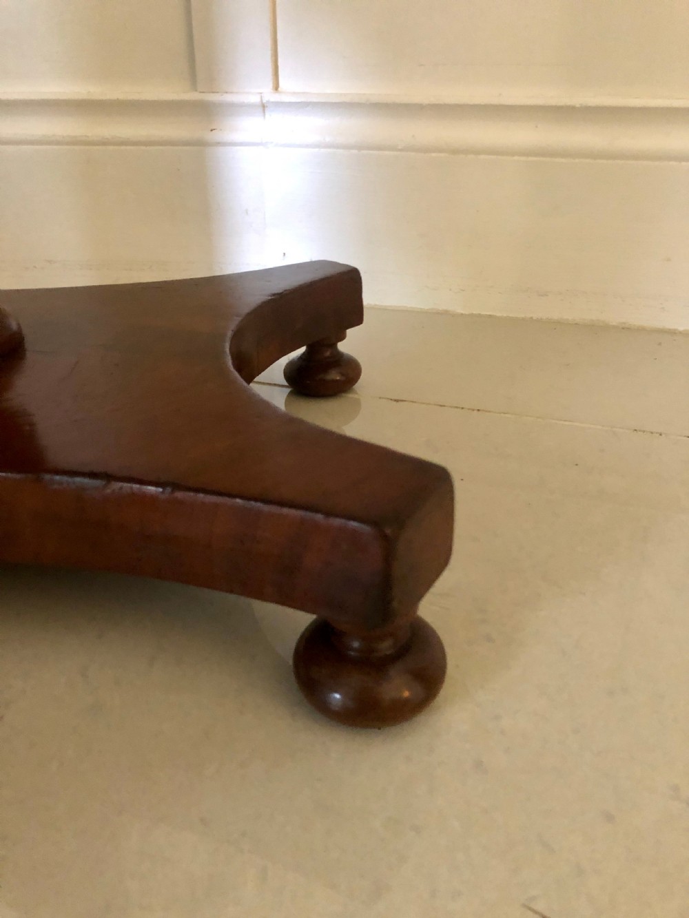 Unusual William IV Satinwood Lamp Table View VII