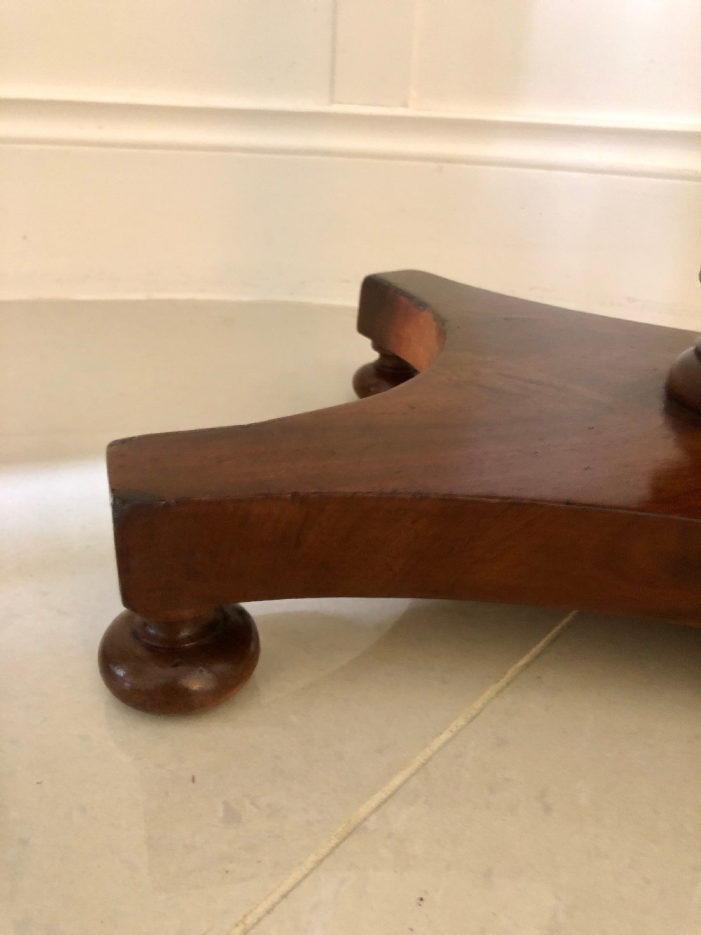 Unusual William IV Satinwood Lamp Table View VIII
