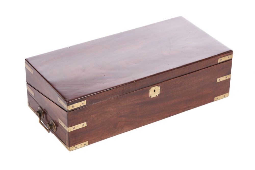 Fine Quality Large Georgian Mahogany Writing Box