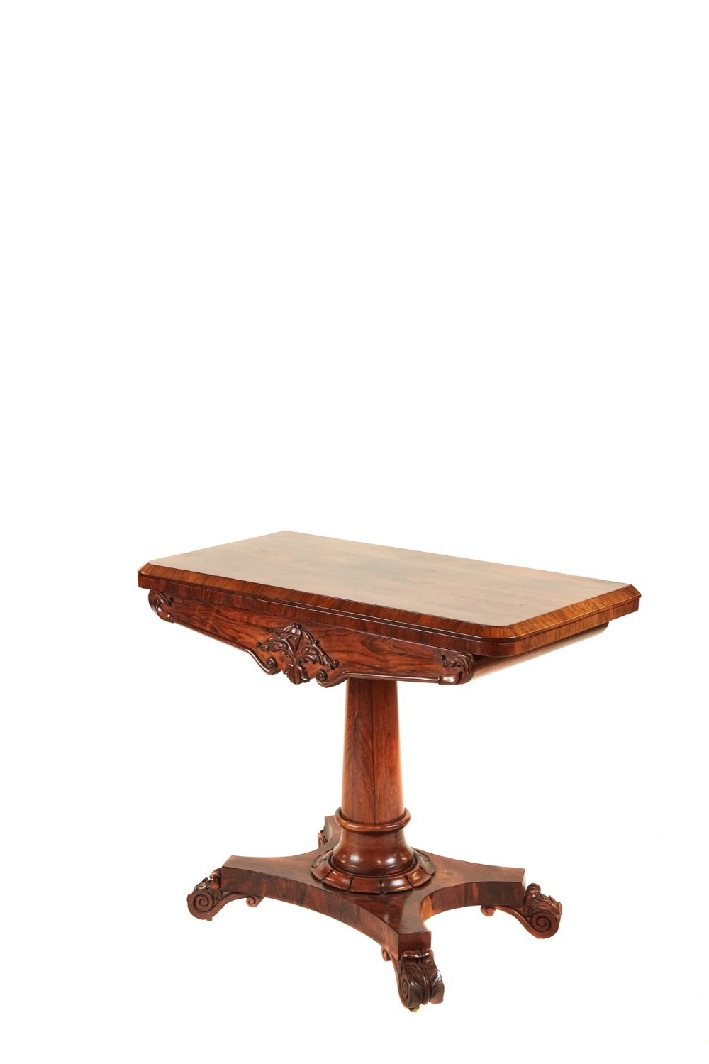 William IV Antique Rosewood Card Table c.1835