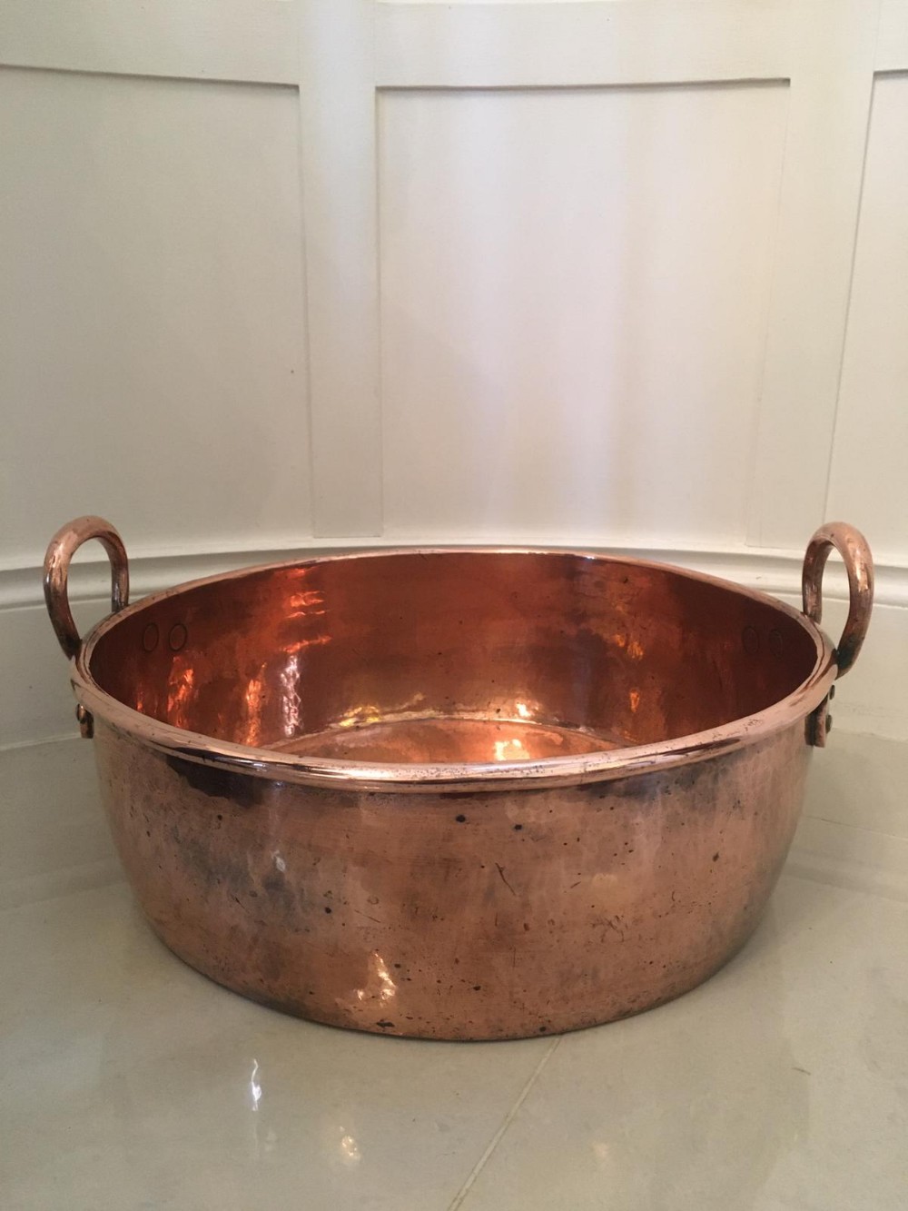 Fine Quality Large Georgian Copper Pan