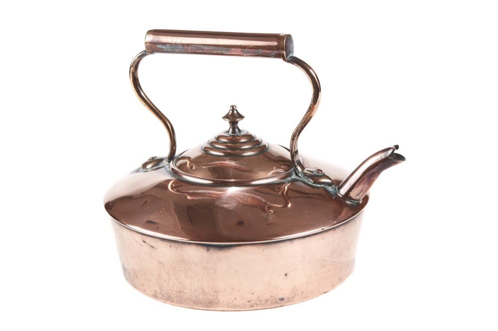 Unusual Victorian Copper Kettle