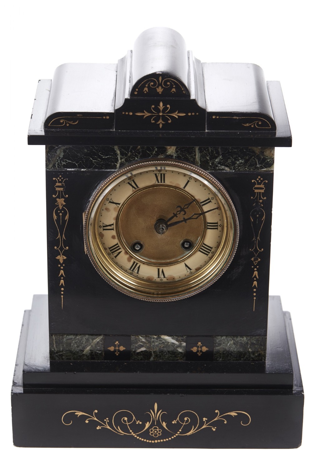 Victorian 8 Day Marble Mantel Clock