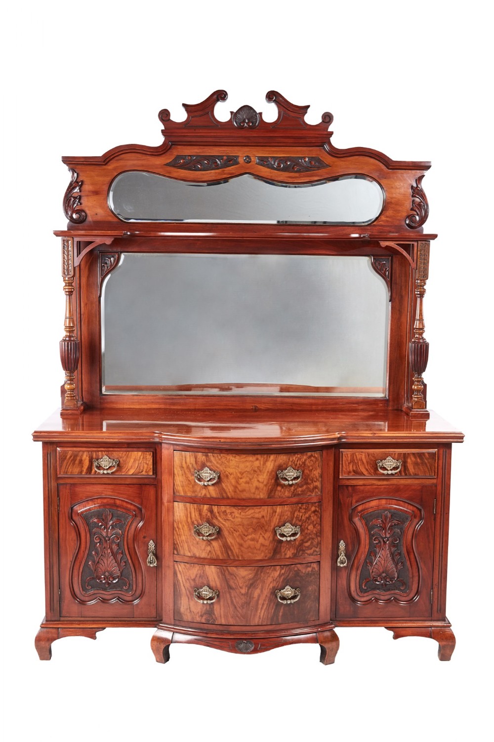 Fantastic Quality Antique Victorian Carved Walnut Sideboard