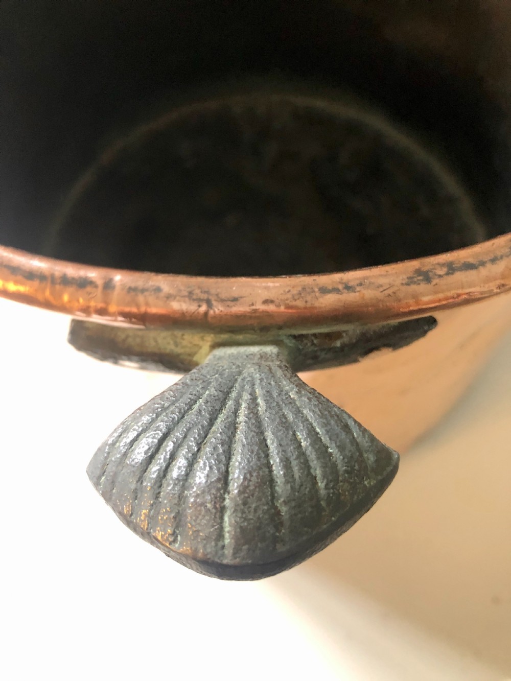 George III Large Antique Copper Pot View III