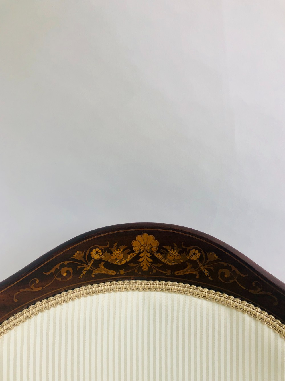 Fine Quality Edwardian Antique Mahogany Ladies Chair View VI