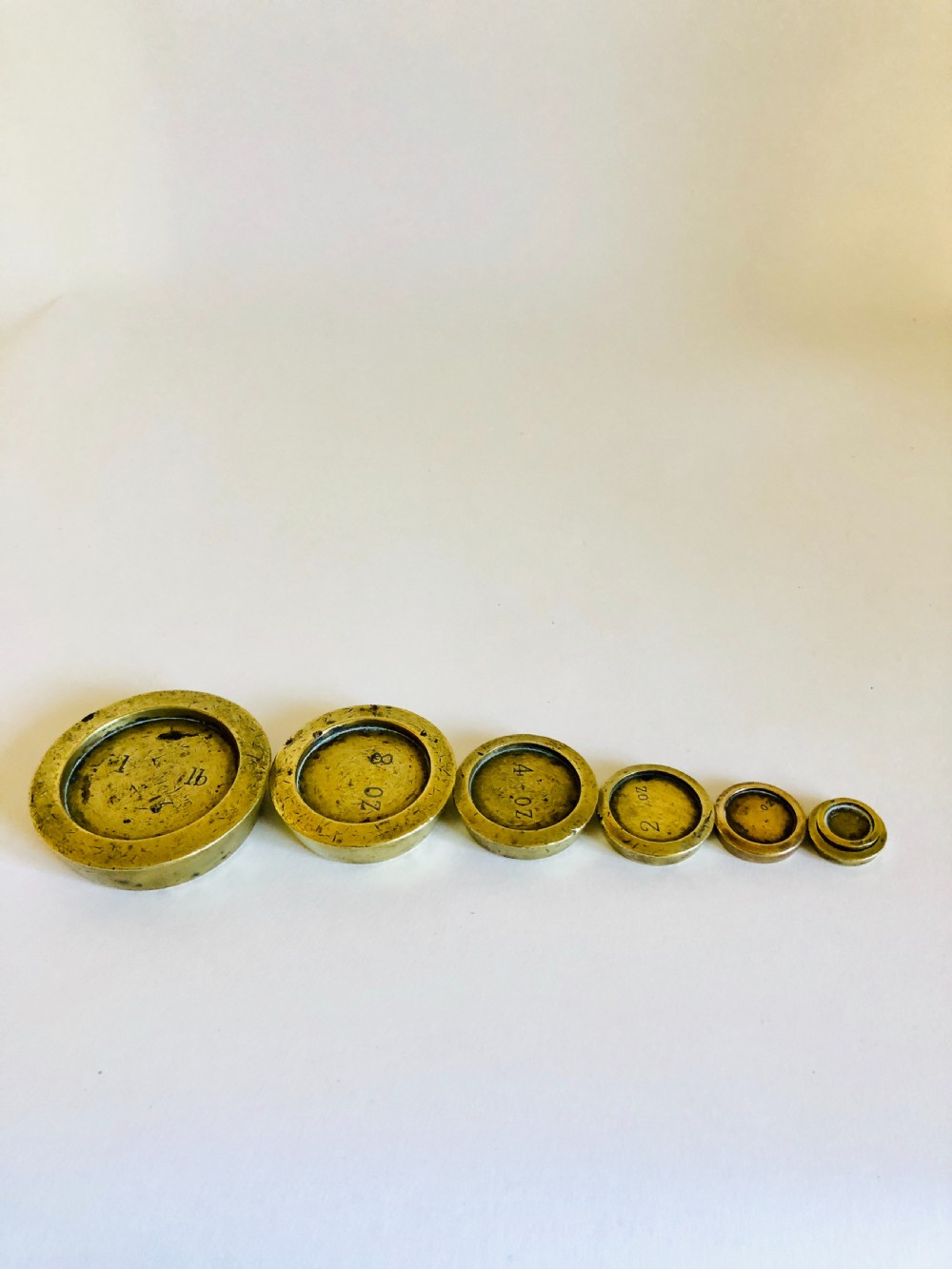 Pair of Antique Brass Scales View VI