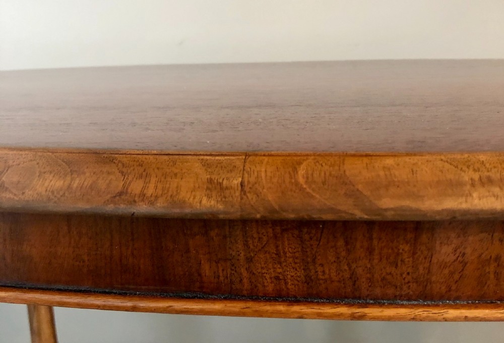 Antique 19th Century Victorian Oval Walnut Centre Table View IV