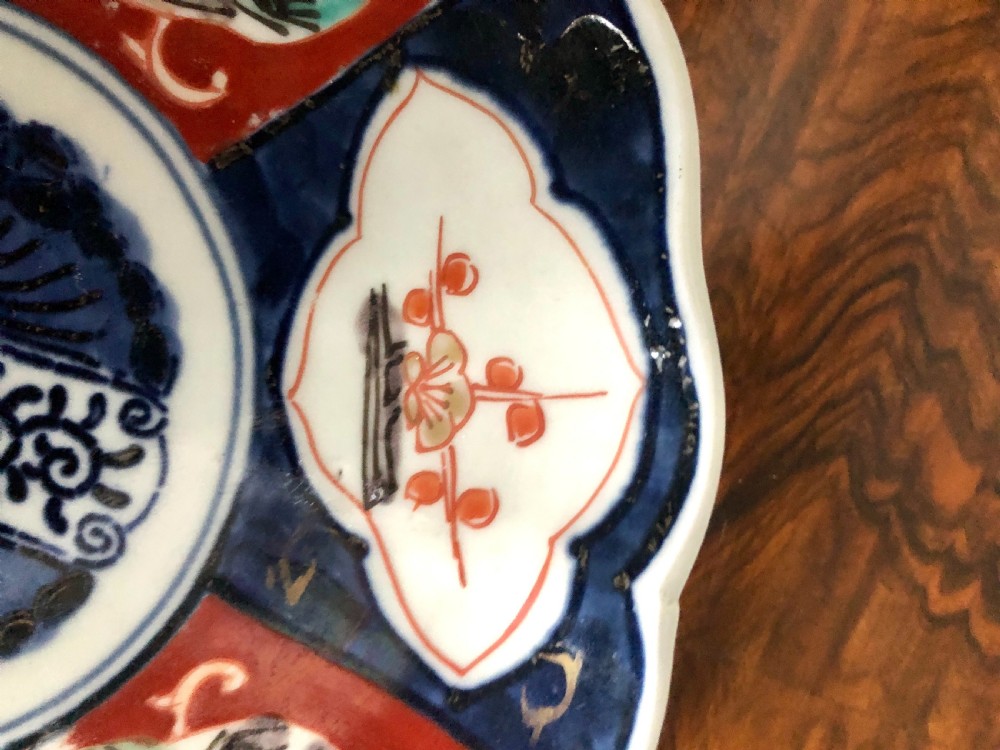 Set of Three Imari Japanese Plates View VI