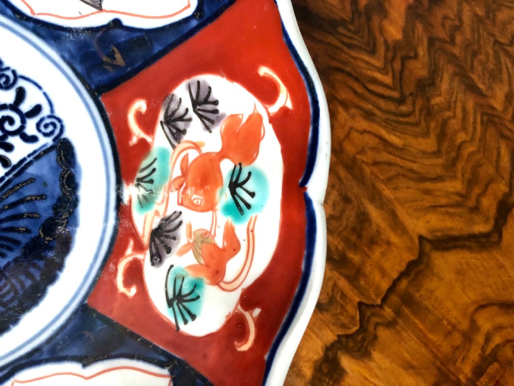 Set of Three Imari Japanese Plates View VII