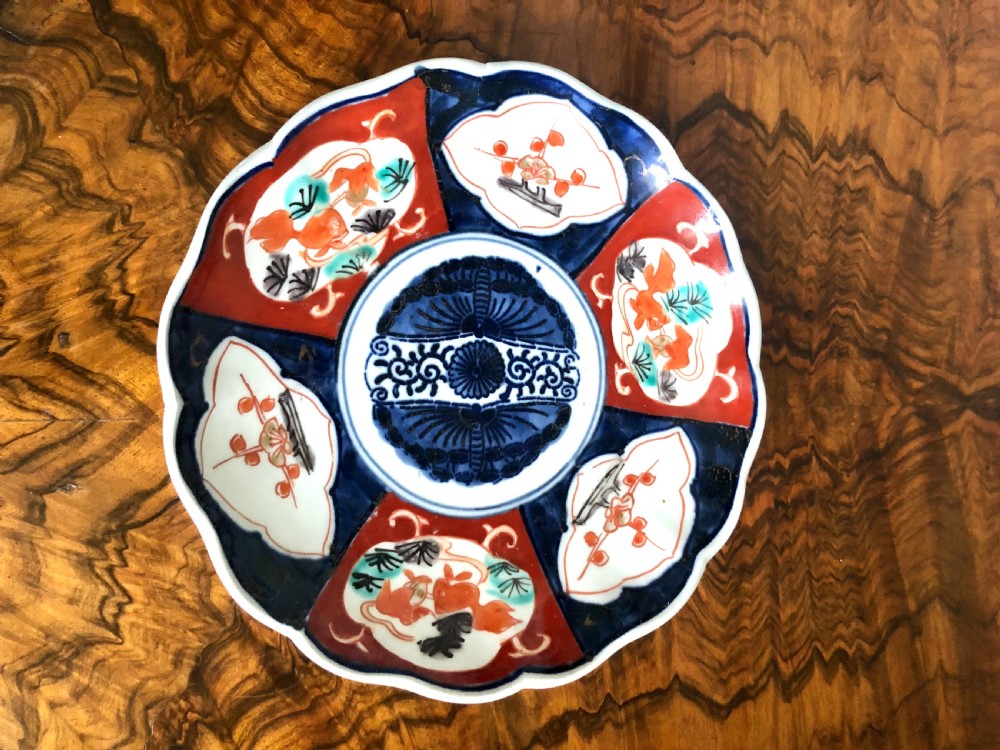 Set of Three Imari Japanese Plates View IX