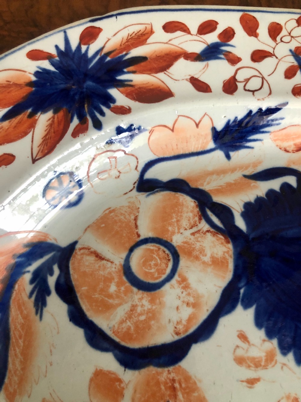 Large Mason’s Ironstone Antique Meat Plate/Platter  View II