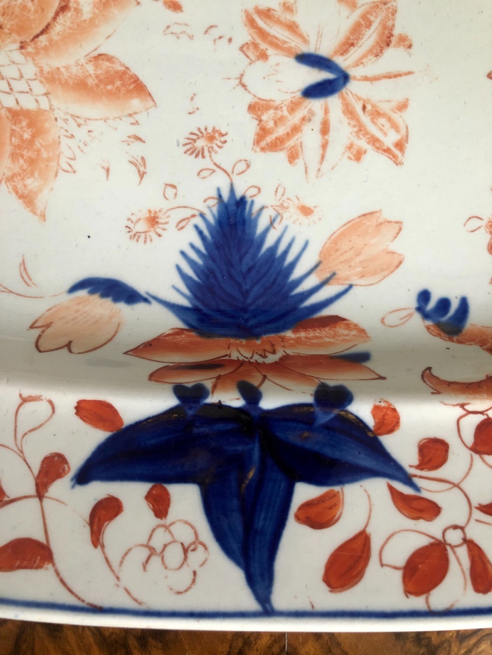 Large Mason’s Ironstone Antique Meat Plate/Platter  View IV