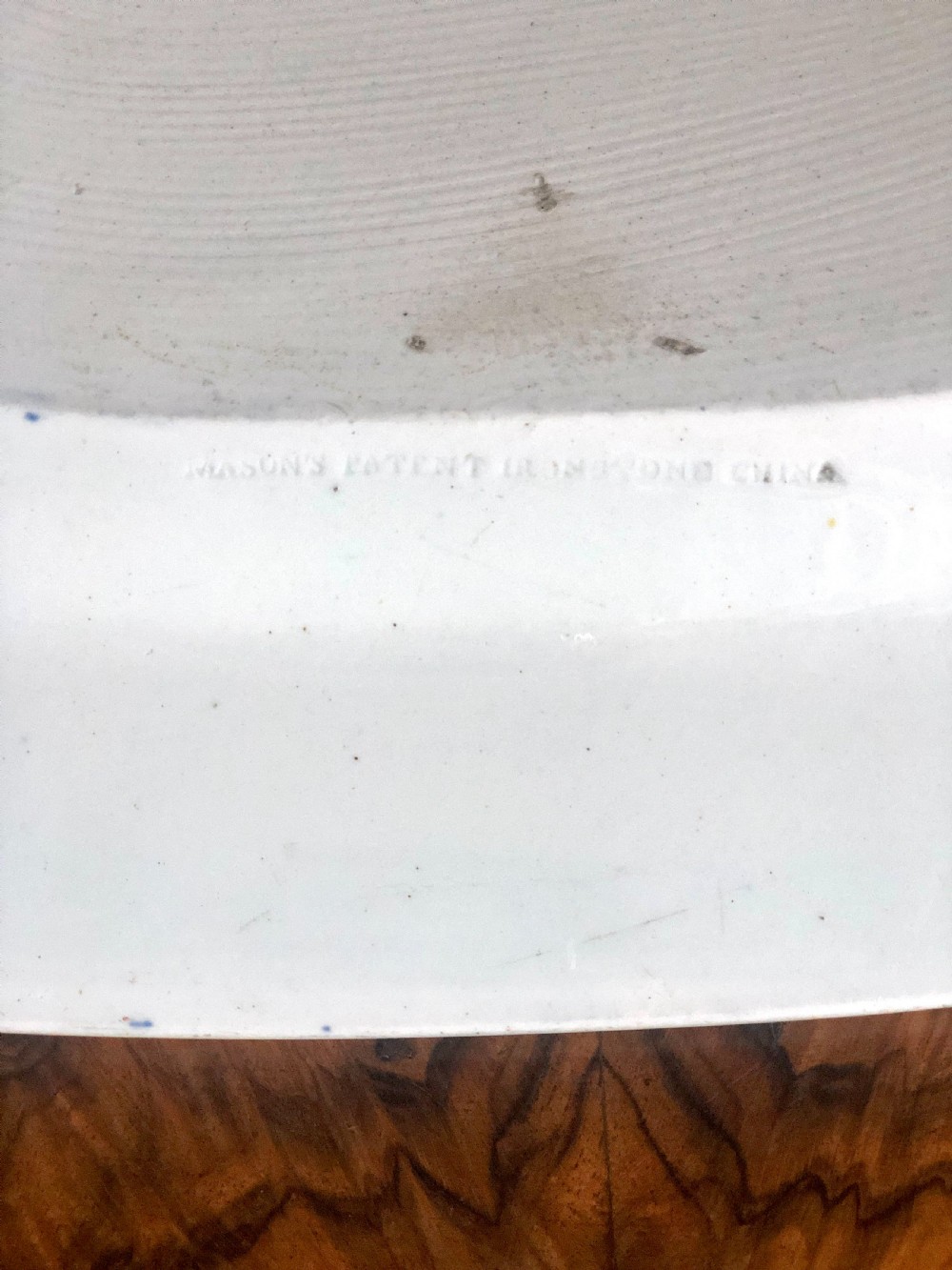 Large Mason’s Ironstone Antique Meat Plate/Platter  View VI