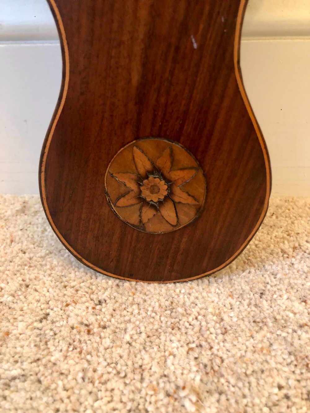 George III  Inlaid Mahogany Wheel Barometer View VI