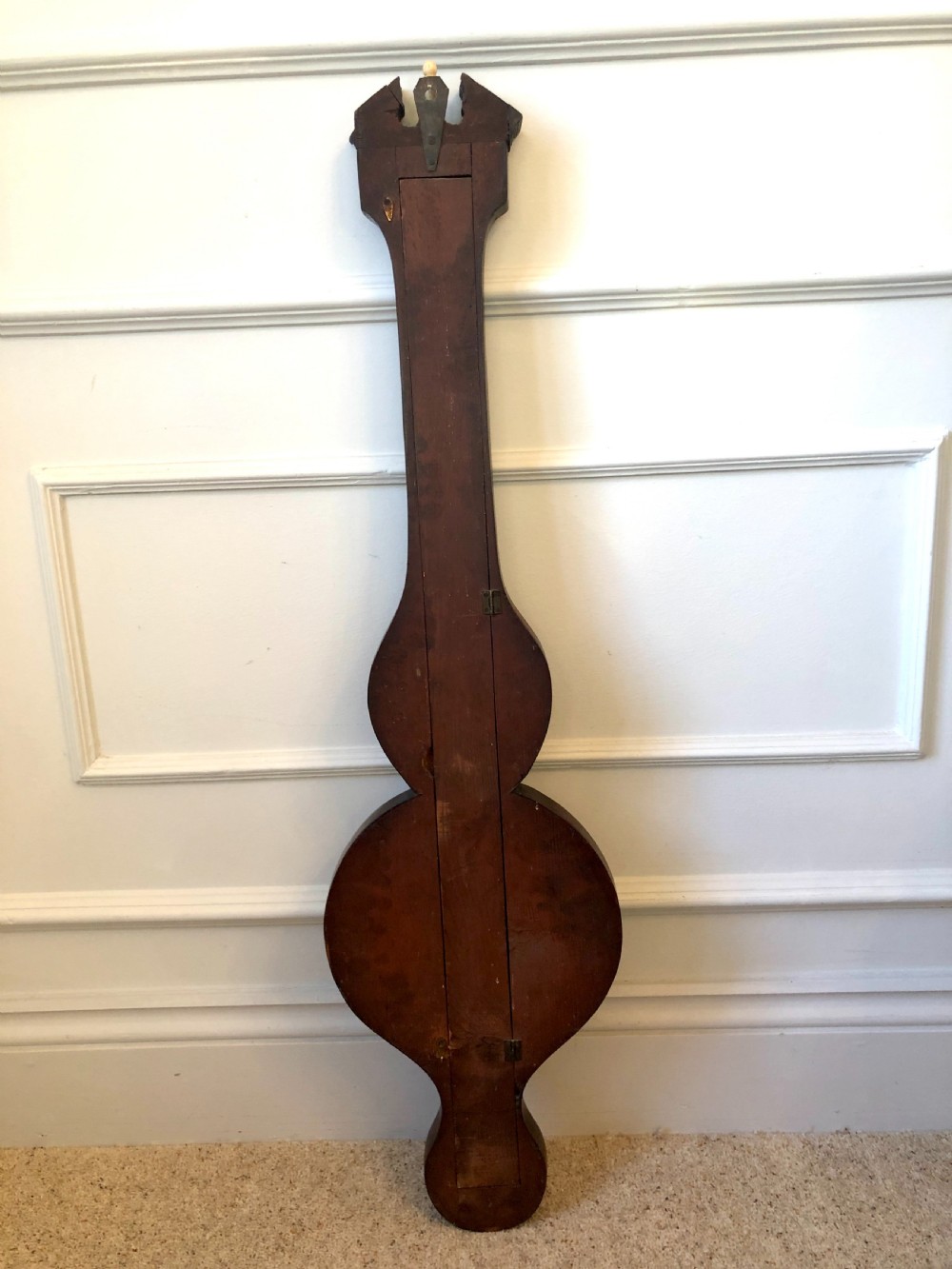 George III  Inlaid Mahogany Wheel Barometer View VIII