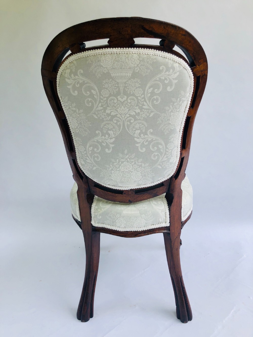 Pair of Quality Victorian Walnut Carved Side Chairs View III