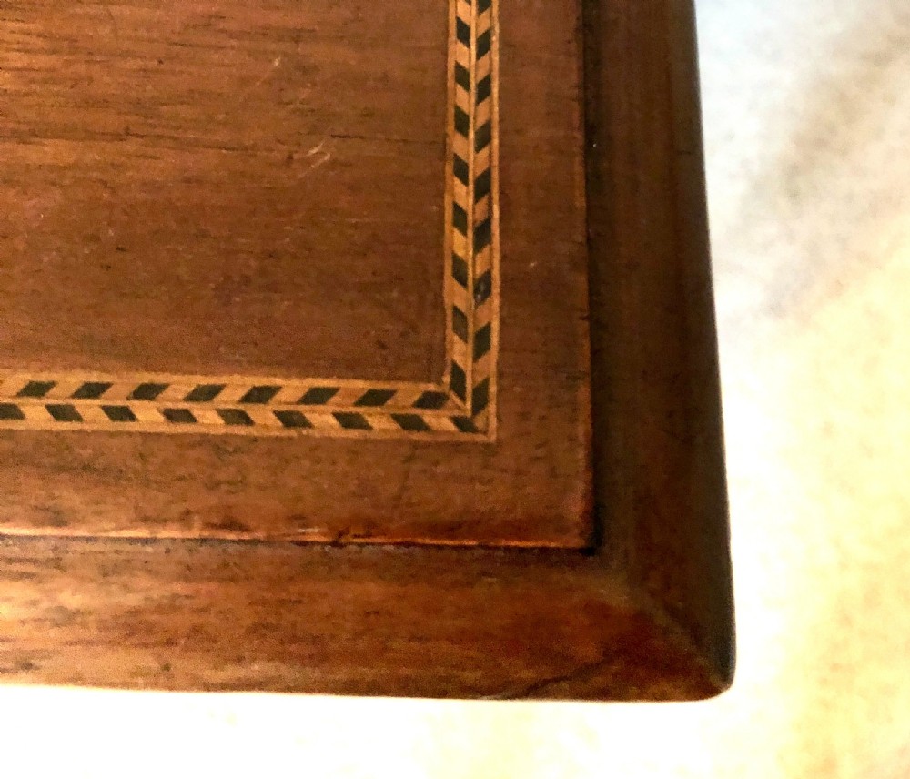 Antique Edwardian Mahogany Inlaid Sideboard by Hamptons, Pall Mall, London View IV