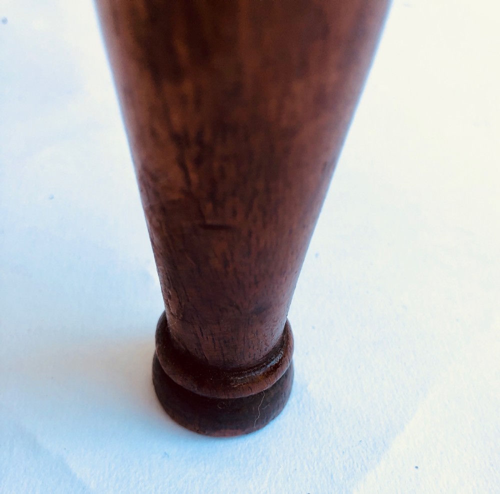 Quality Oval Walnut Chequered Table View IX