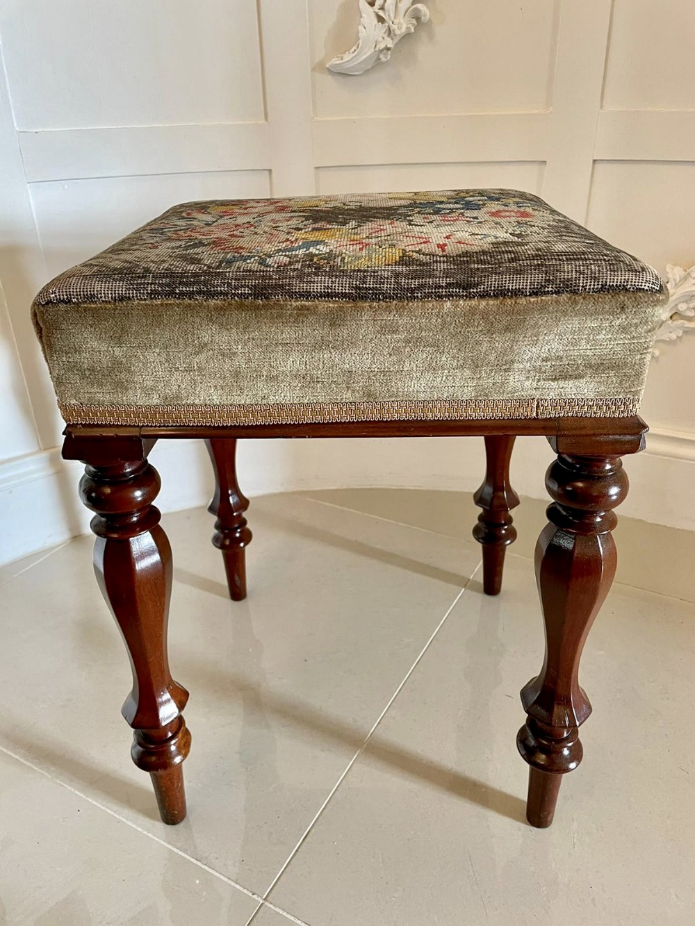  William IV Mahogany Stool