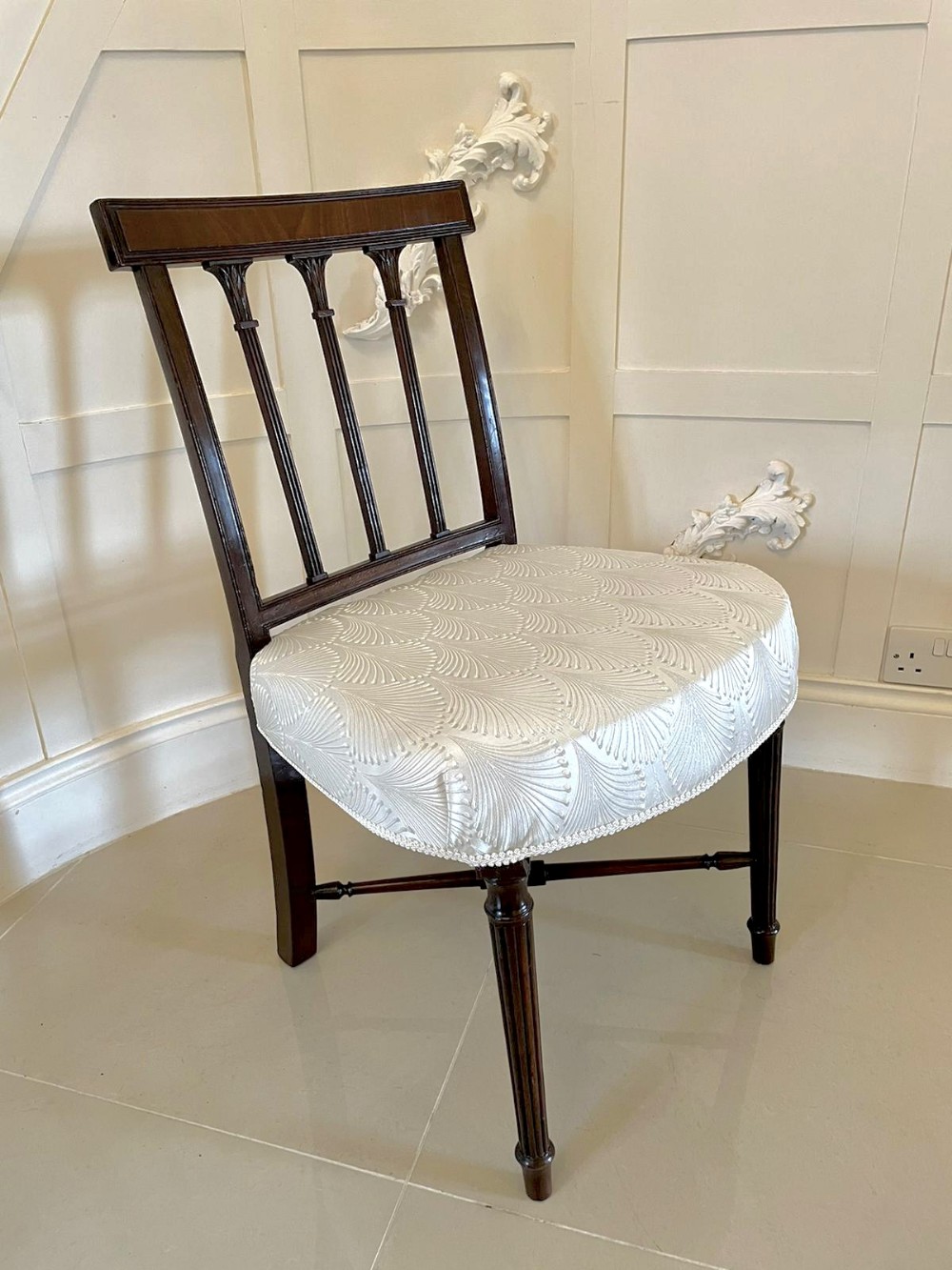 George III Antique Mahogany Side Chair